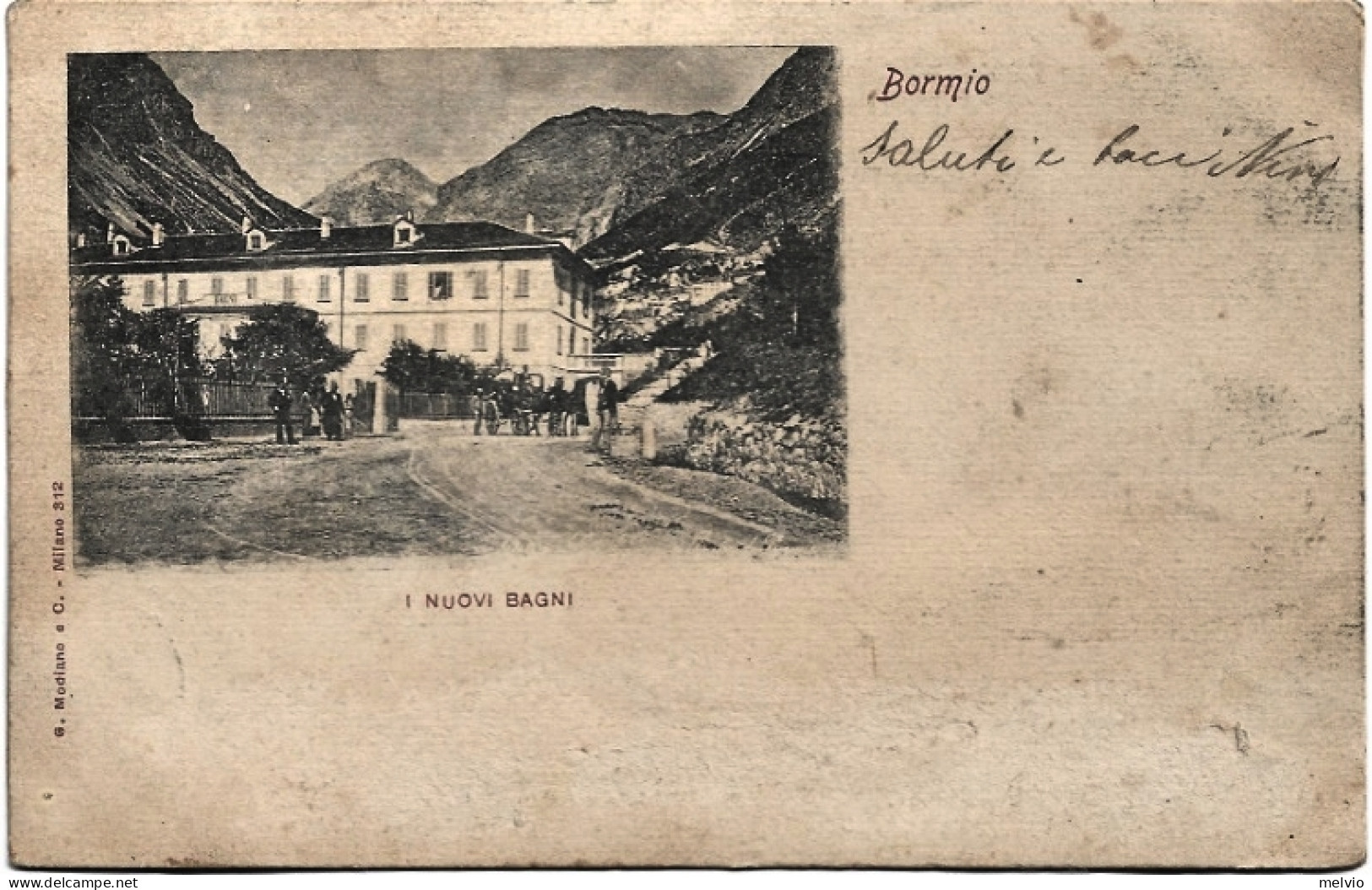 1900circa-Sondrio Bormio I Nuovi Bagni - Sondrio