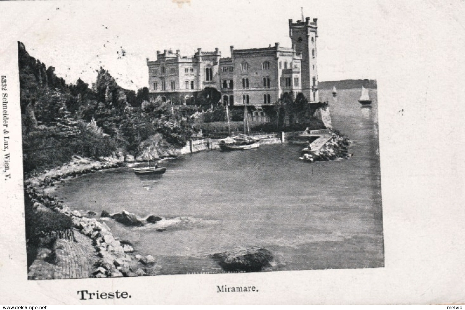 1902-Trieste Miramare Cartolina Viaggiata - Trieste