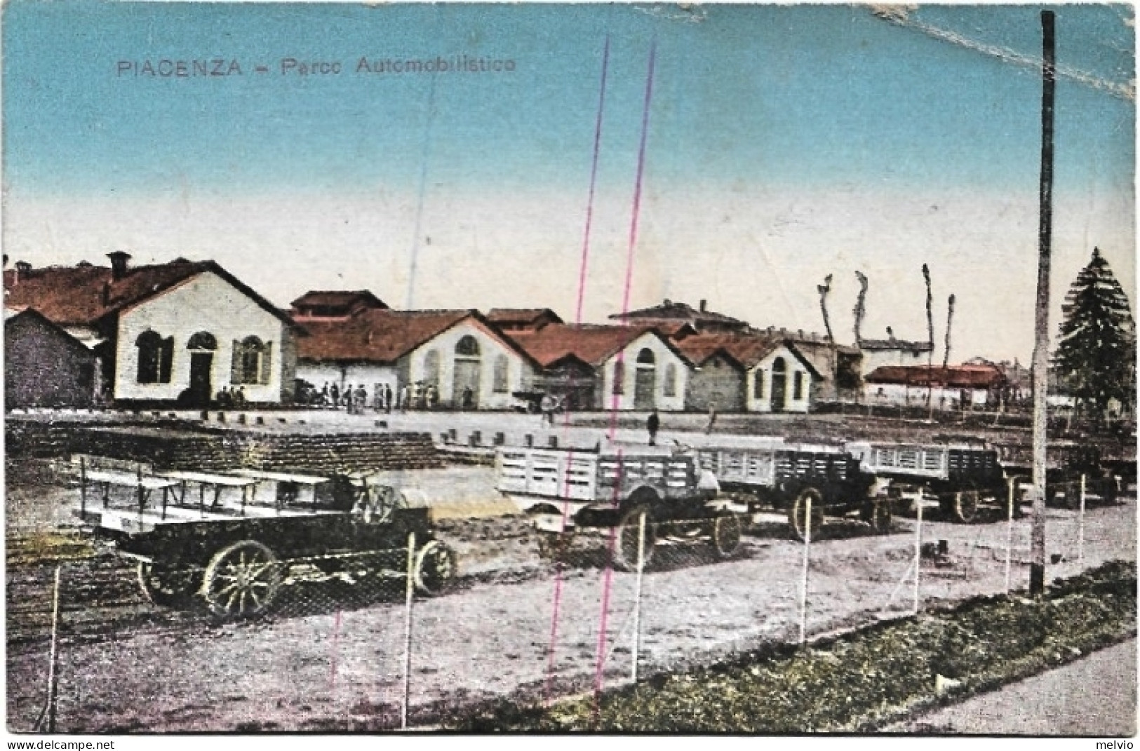 1918-Piacenza Parco Automobilistico, Piega Angolare - Piacenza