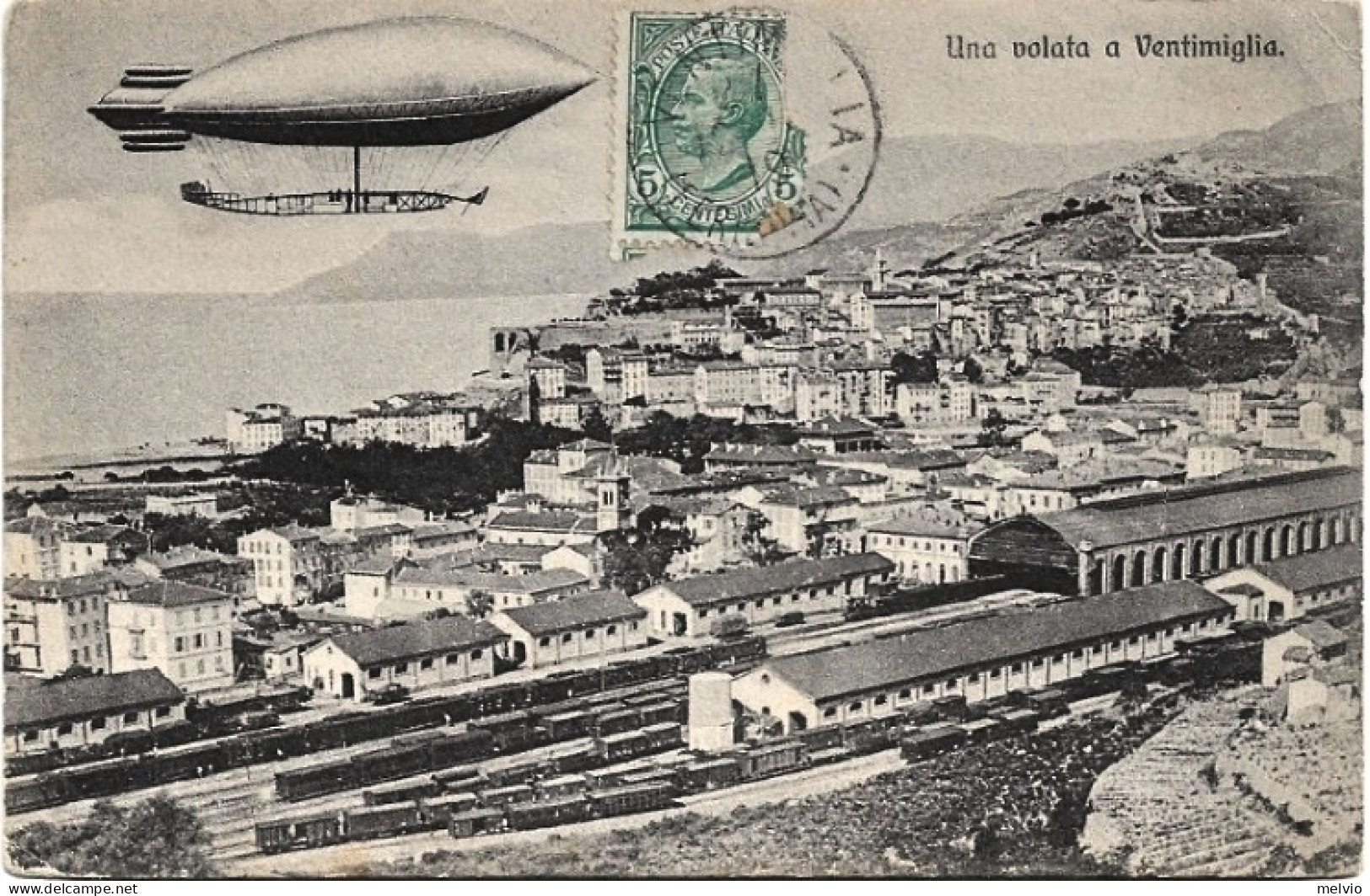 1910circa-Imperia Una Volata A Ventimiglia - Imperia