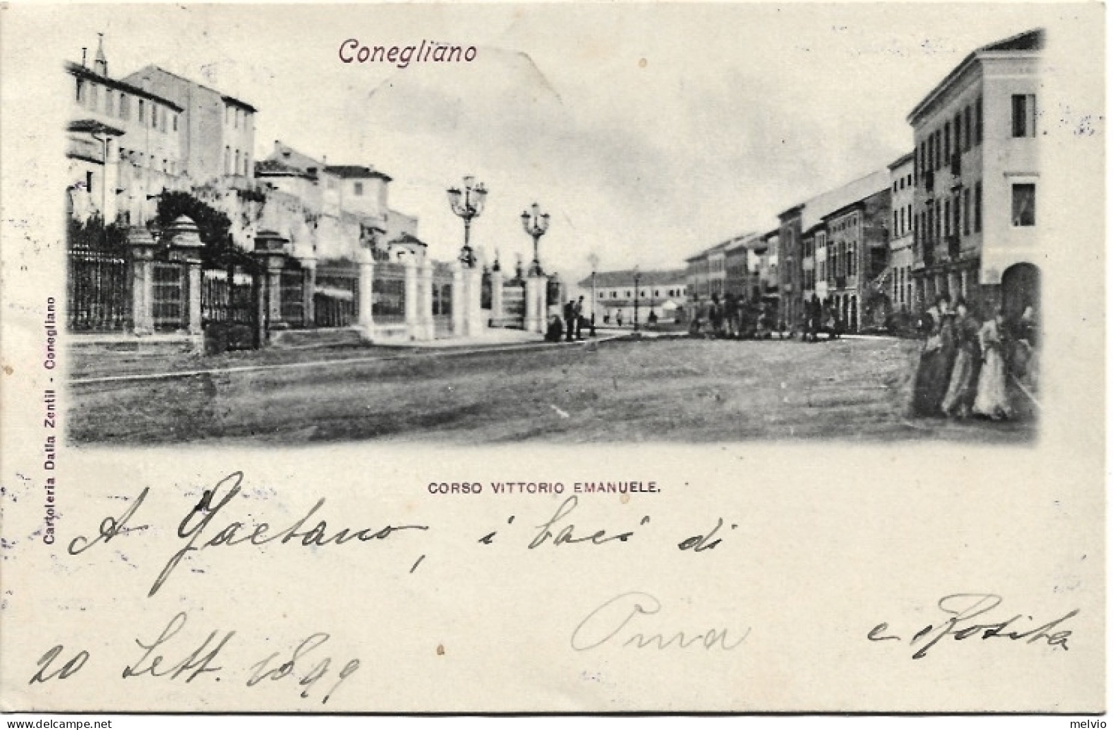 1899-Treviso Conegliano Corso Vittorio Emanuele - Treviso