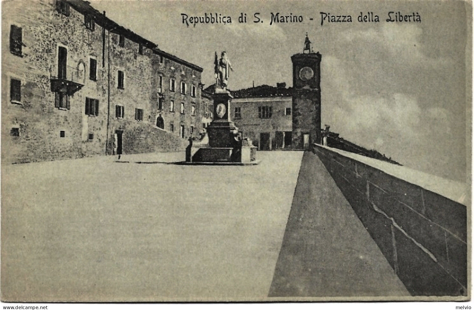 1911-San Marino Piazza Dell Liberta',al Verso Testo Pubblicitario Per Obbligazio - Cartas & Documentos