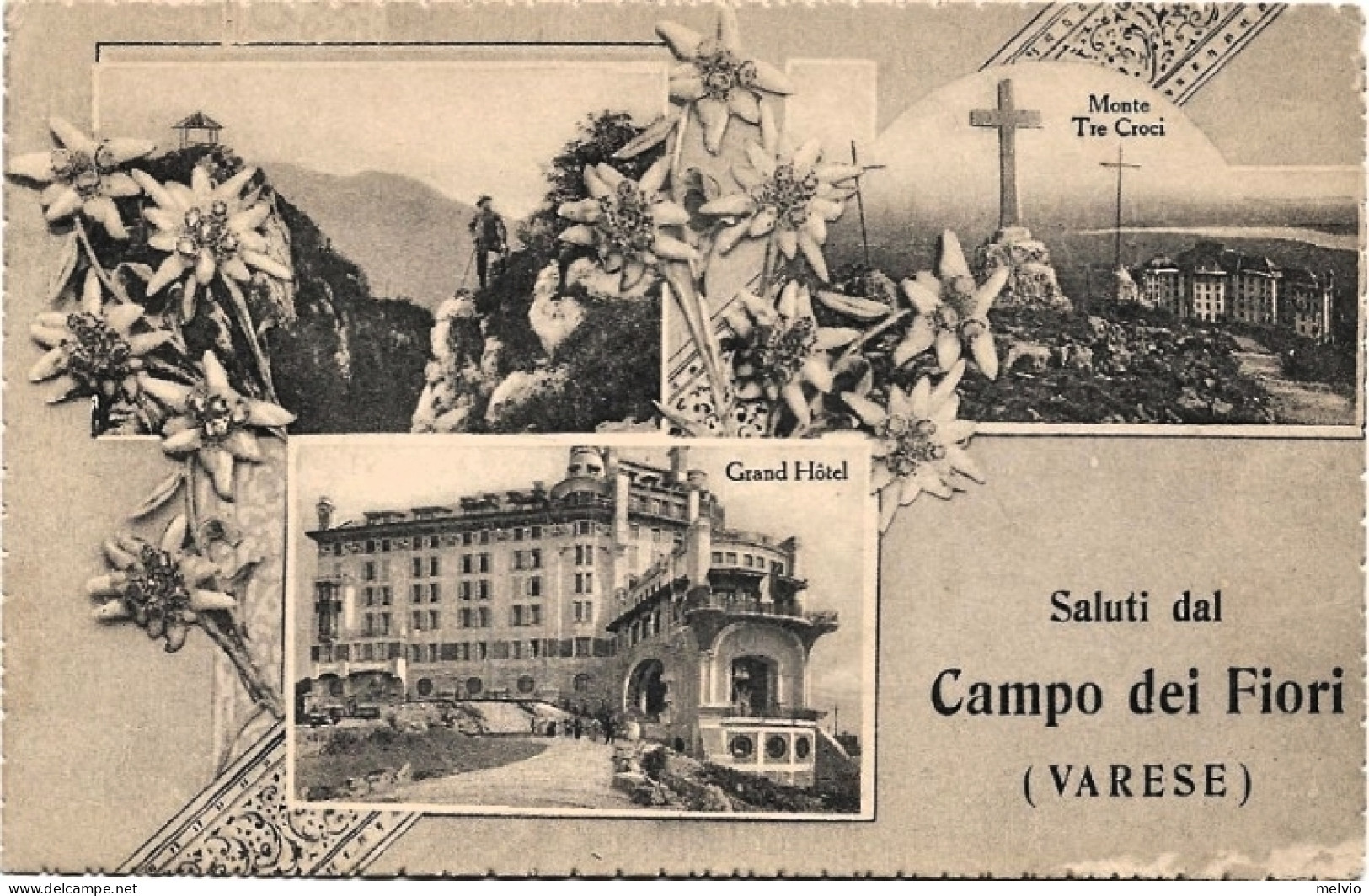 1925circa-Varese Saluti Dal Campo Dei Fiori - Varese