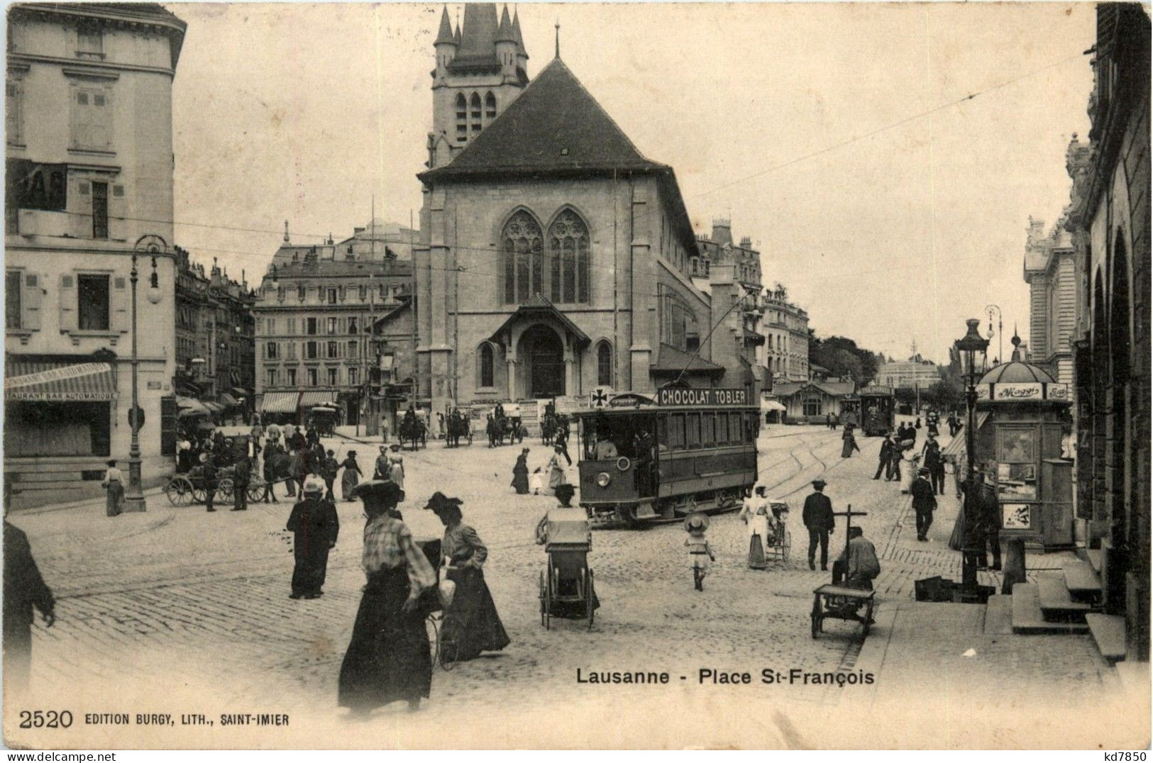 Lausanne - Olace St. Francois - Tram - Lausanne