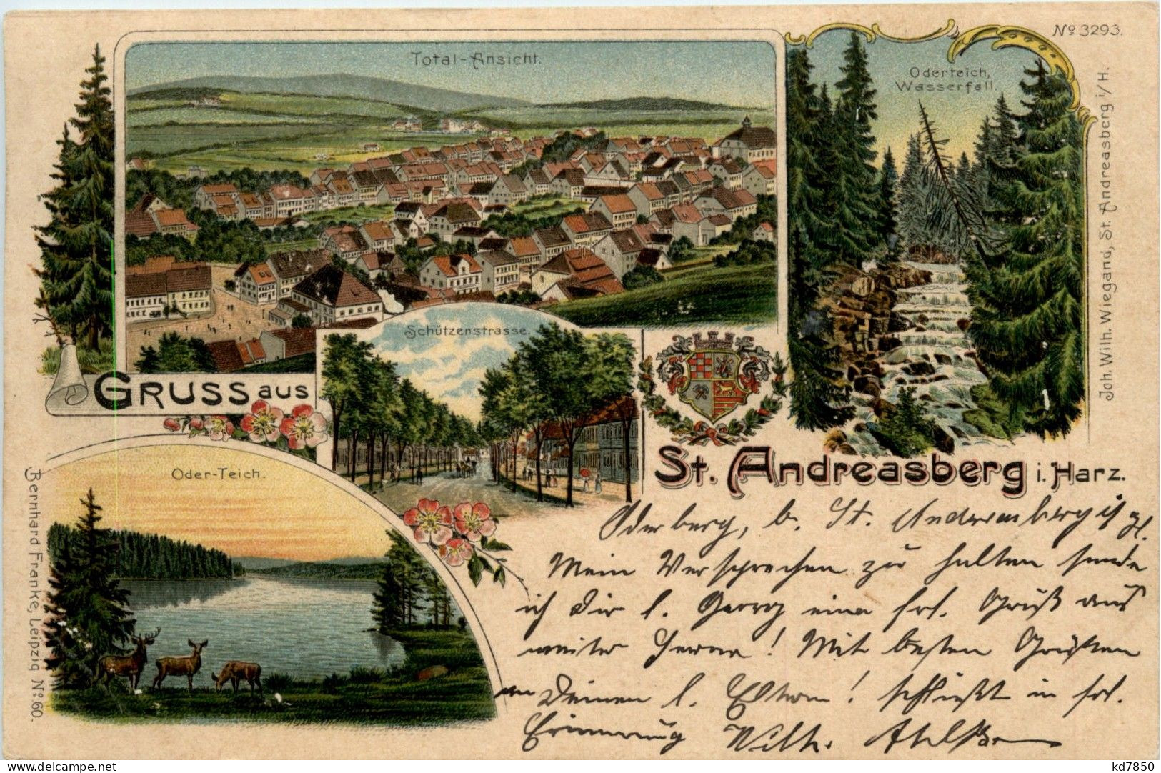 Gruss Aus Sankt Andreasberg - Litho - Braunlage