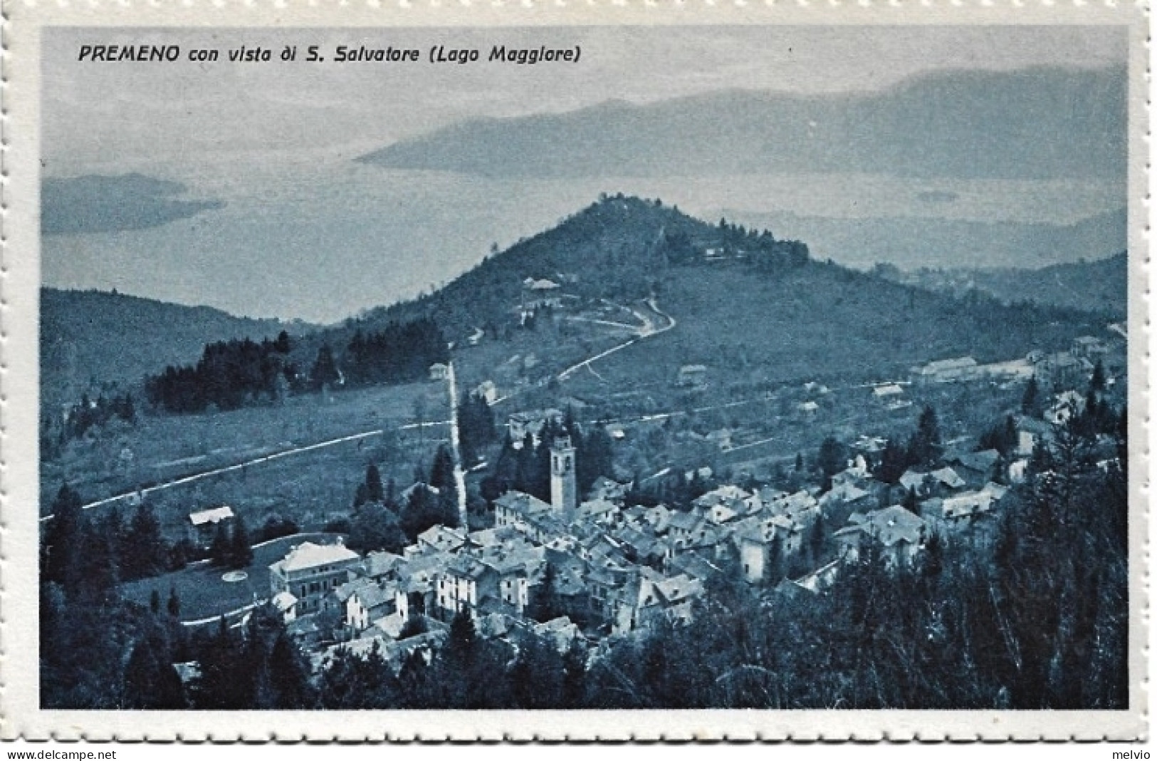 1935-Novara Premeno Con Vista Di San Salvatore (Lago Maggiore) - Novara