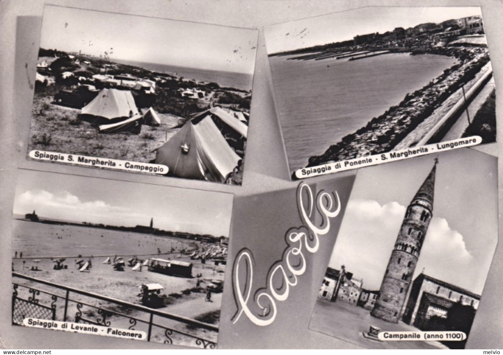 1957-Venezia Caorle Quattro Belle Vedutine, Cartolina Viaggiata - Venezia (Venice)