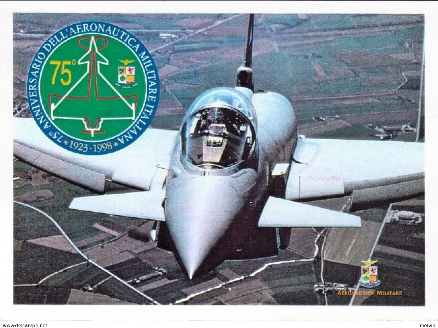 1998-cartolina Uff.tipo Maximum Per Il 75 Anniv. Dell'aeronautica Militare, 31 S - 1991-00: Marcophilie