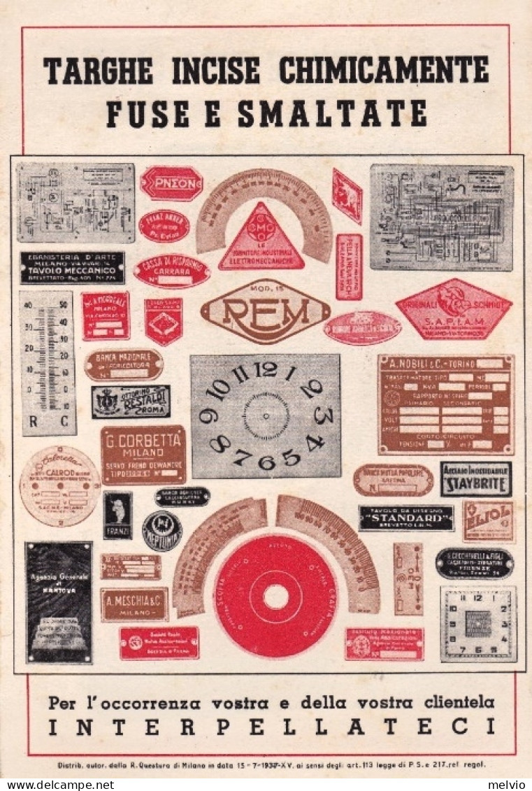 1951-stampato A 4 Facciate Affr. L.5 Italia Al Lavoro Isolato Annullo Di Quinzan - Advertising