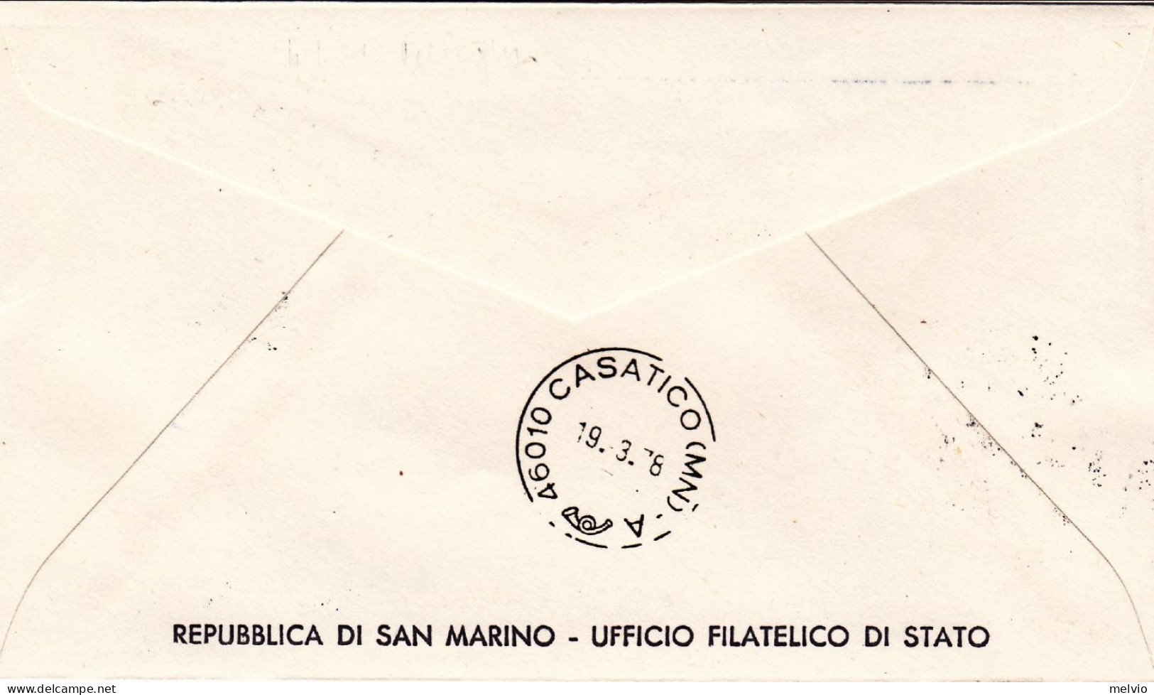San Marino-1978-San Marino/Italia La Conquista Dei Poli Affrancatura Mista Volo  - Corréo Aéreo