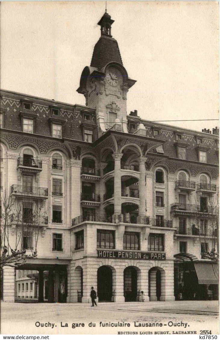 Ouchy - La Gare Du Funiculaire - Lausanne