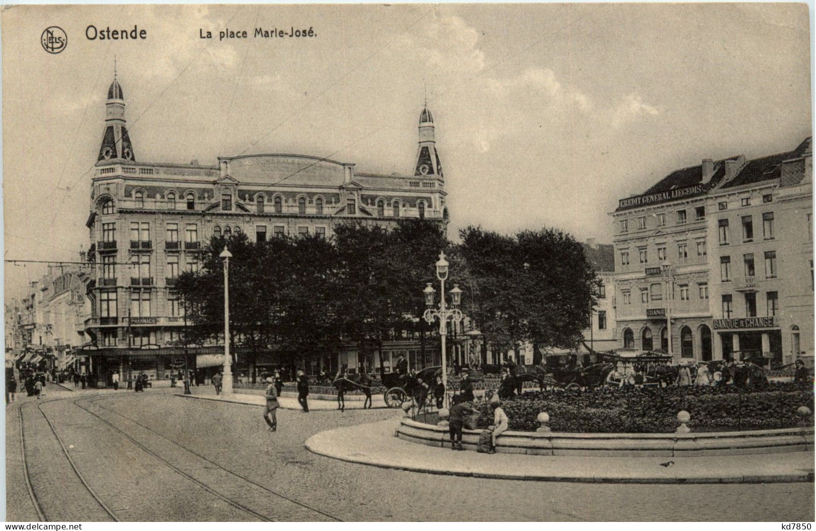 Ostende - La Place Marie Jose - Feldpost - Oostende