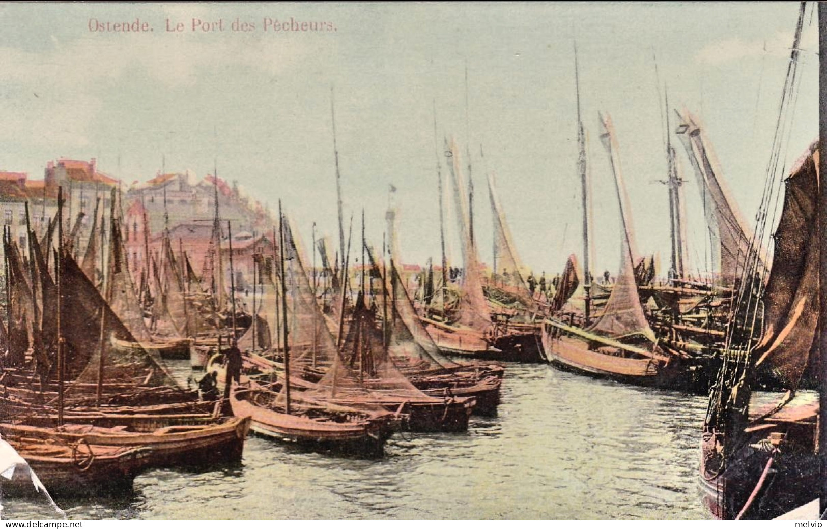 1910ca.-Belgio "Ostende Le Port Des Pecheurs" - Sonstige & Ohne Zuordnung
