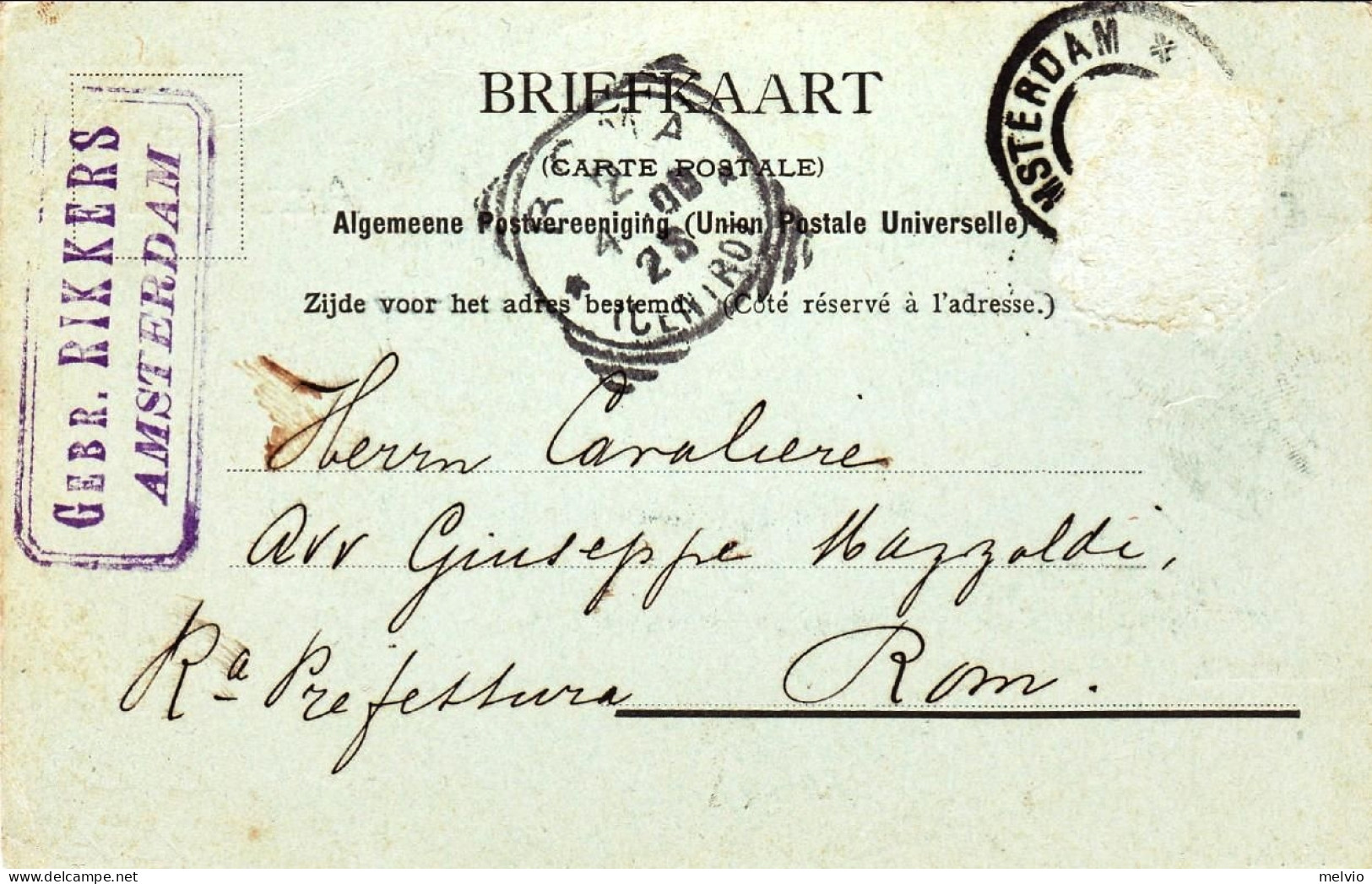 1900-Olanda "Souvenir Van Amsterdam Nieuwmarkt" - Altri & Non Classificati