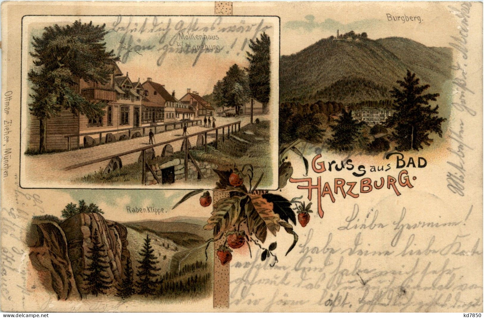 Gruss Aus Bad Harzburg - Litho - Bad Harzburg