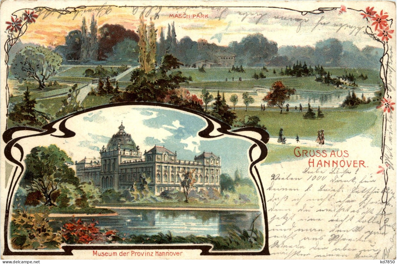 Gruss Aus Hannover - Litho - Hannover