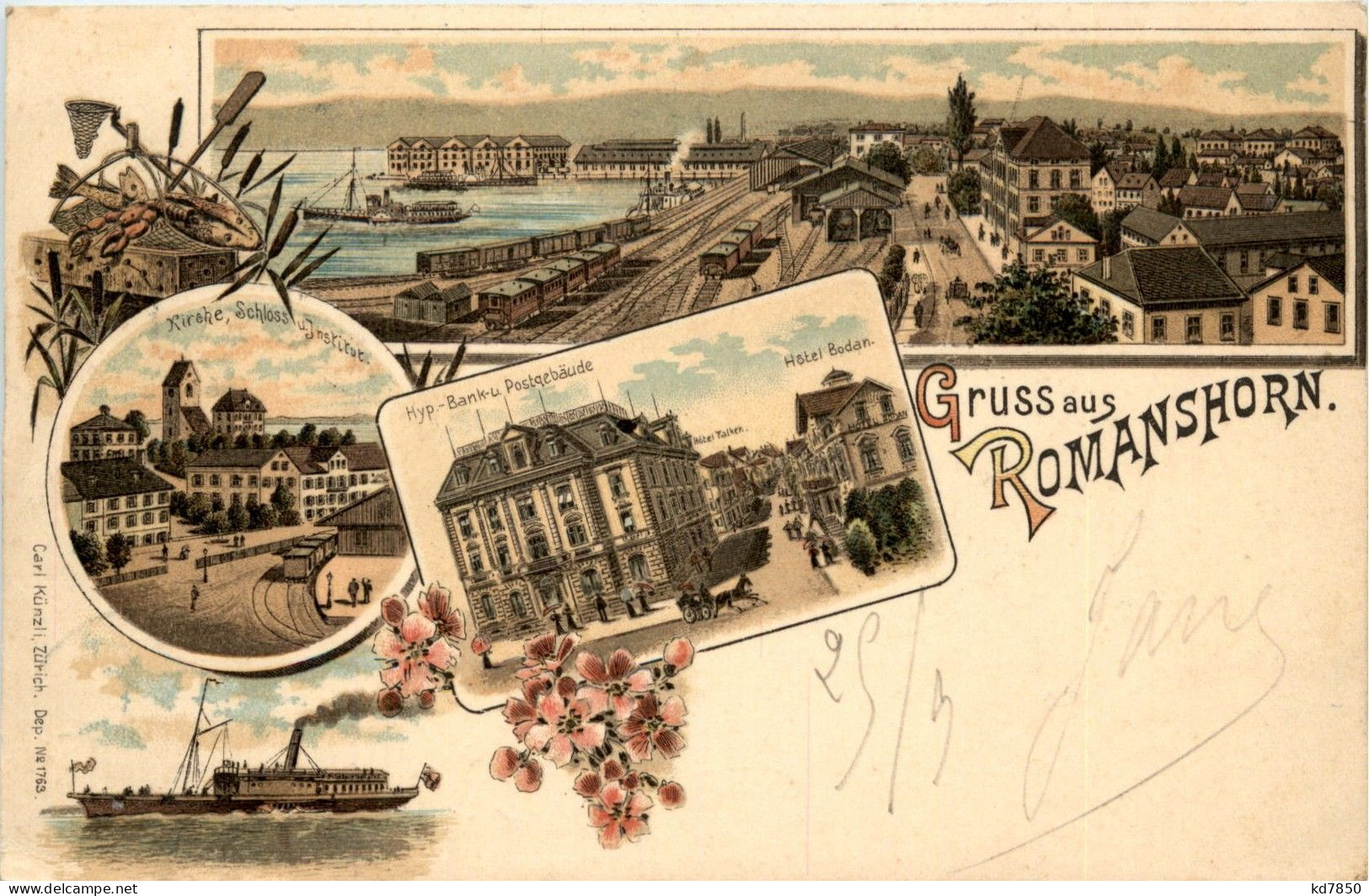 Gruss Aus Romanshorn - Litho - Romanshorn