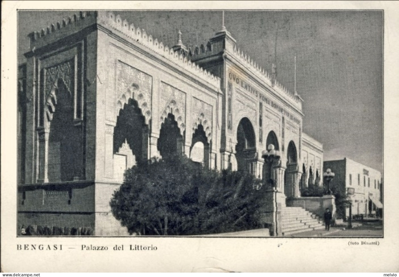 1935-Libia "Bengasi Palazzo Del Littorio" - Libië