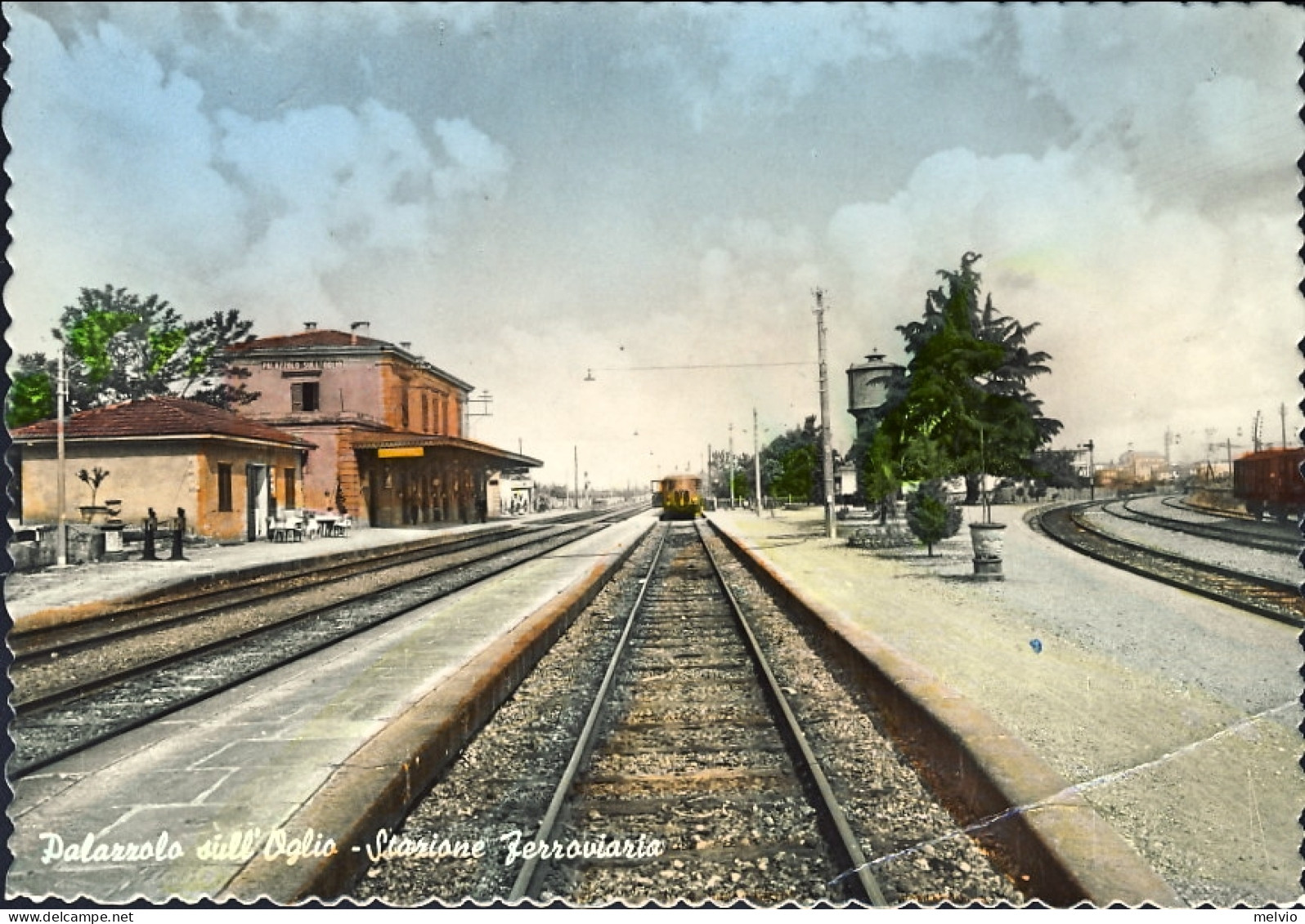 1950circa-Palazzolo Sull'Oglio-stazione Ferroviaria - Brescia