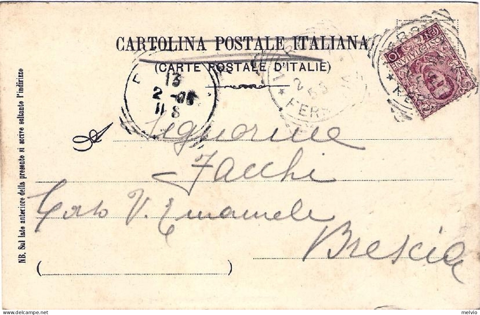 1905-cartolina Di Verona Palazzo Fra Giocondo Viaggiata - Verona