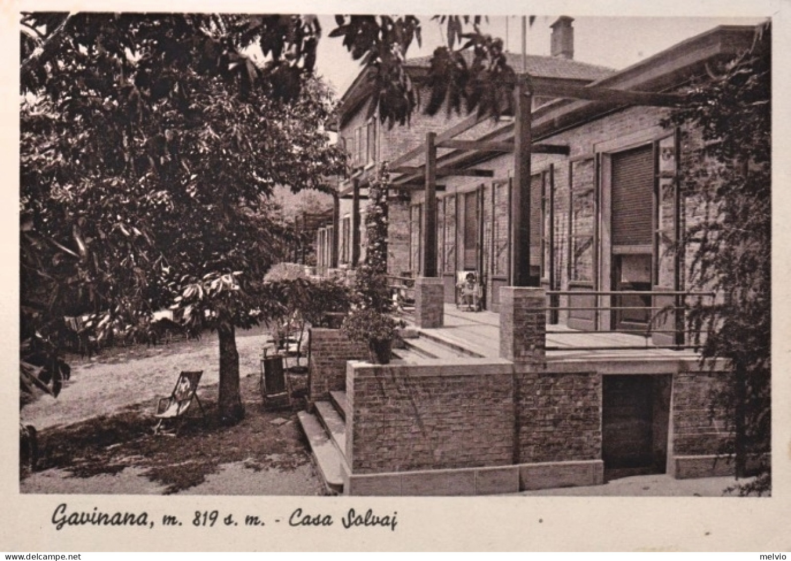 1942-Gavinana (Pistoia) Casa Solvai, Cartolina Viaggiata - Pistoia