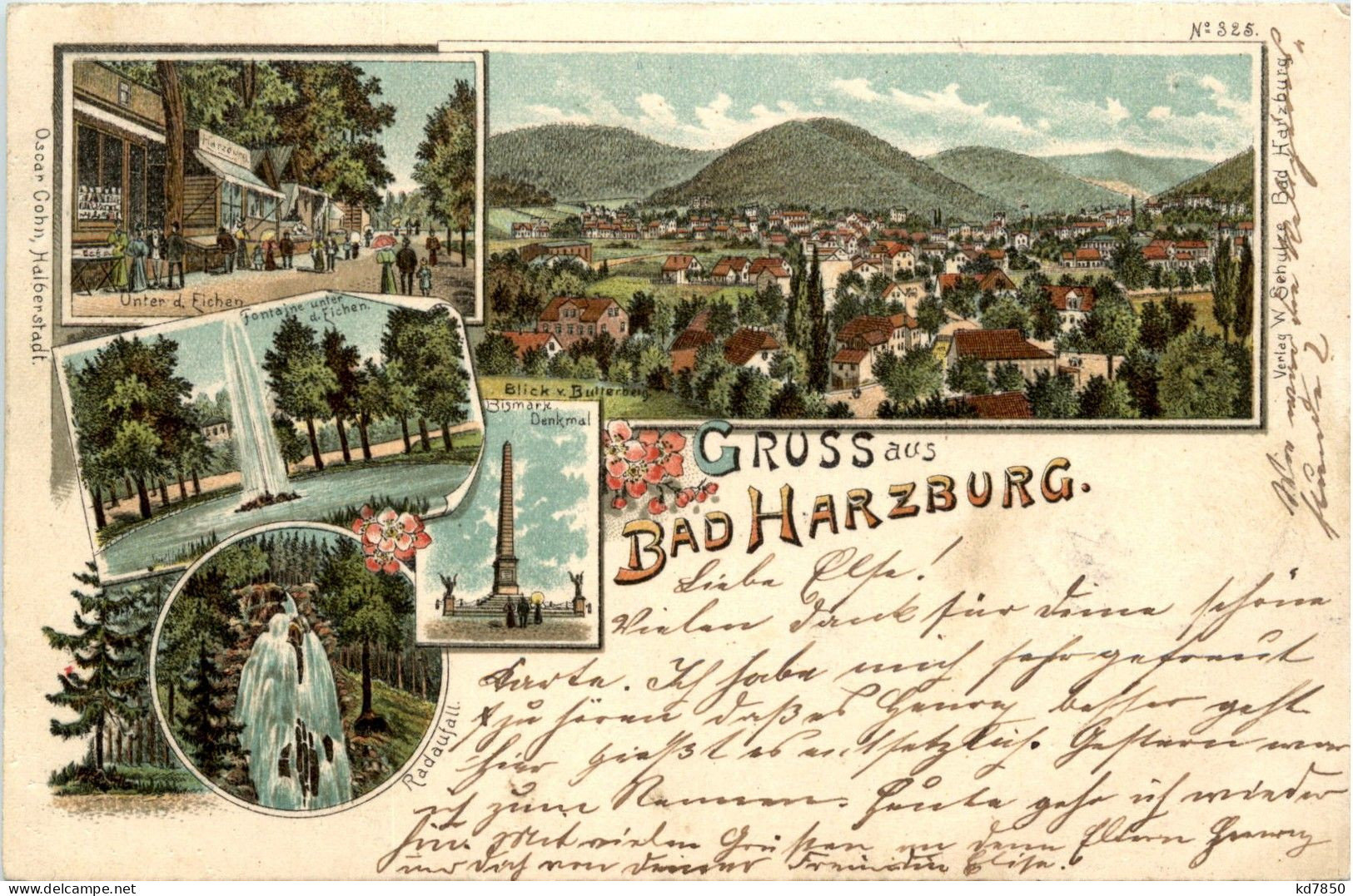 Gruss Aus Bad Harzburg - Litho - Bad Harzburg