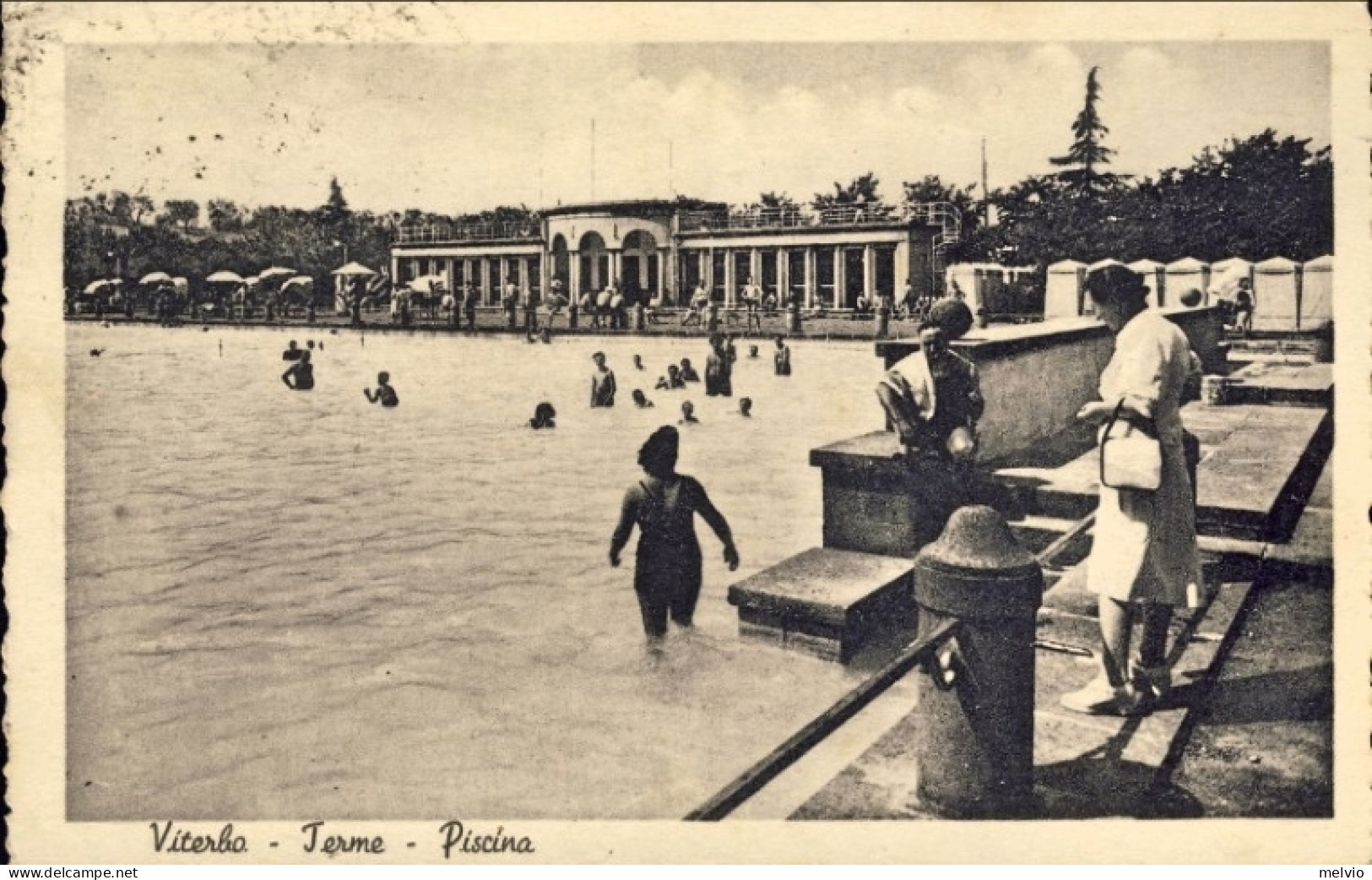 1948-Viterbo Terme Piscina Affrancata L.5 Democratica Tassata In Arrivo A Savona - Viterbo