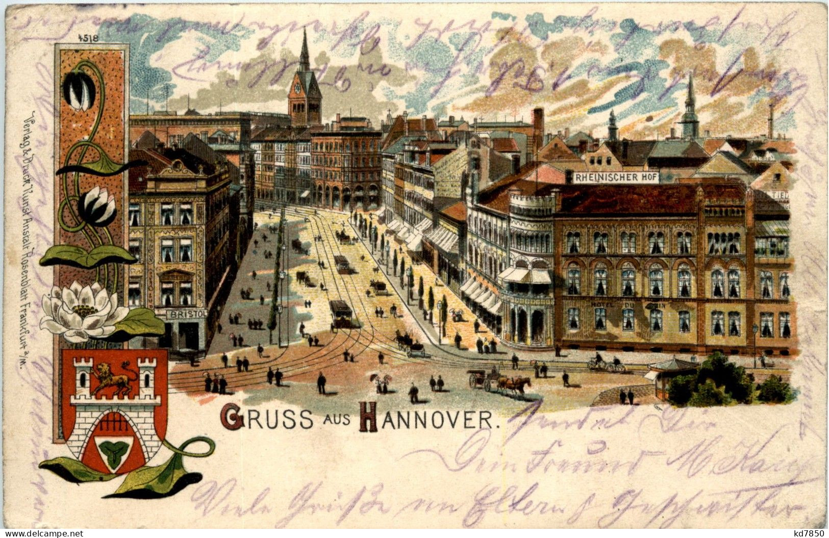 Gruss Aus Hannover - Litho - Hannover