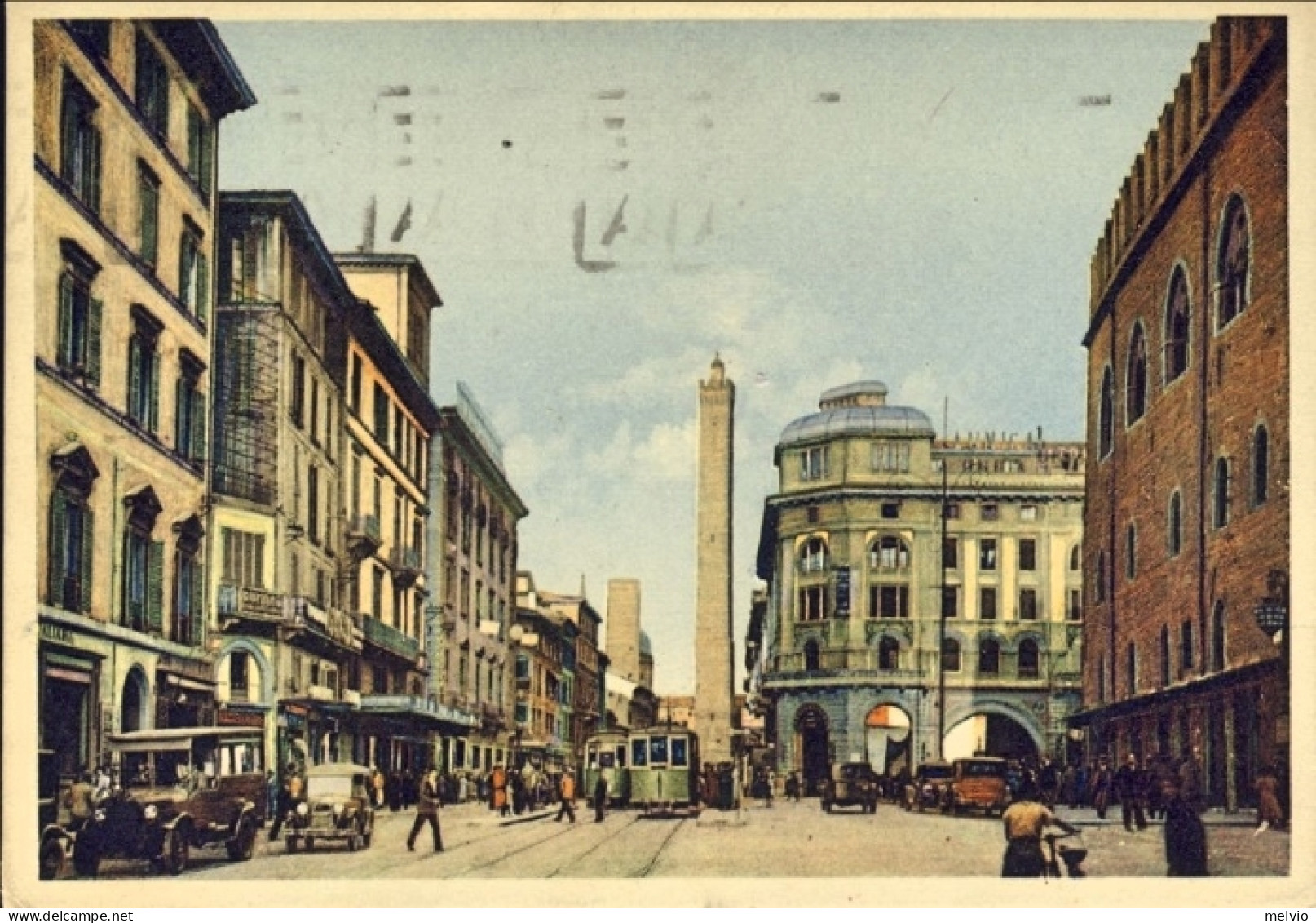 1939-Bologna Via Rizzoli, Cartolina Viaggiata - Bologna
