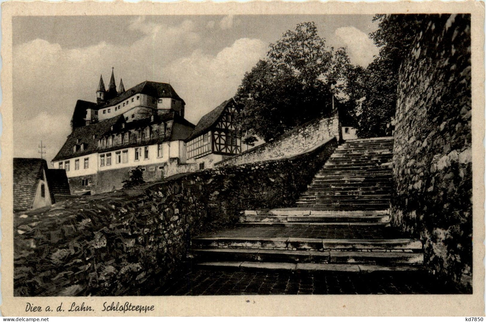 Diez A D Lahn - Schlosstreppe - Diez