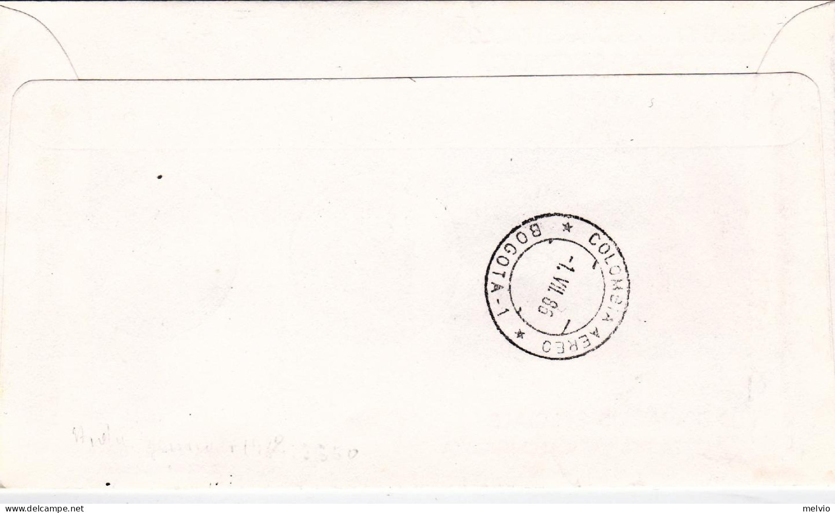 1986-Vaticano Viaggio Di S.S. Giovanni Paolo II^ In Colombia E Santa Lucia Dispa - Airmail