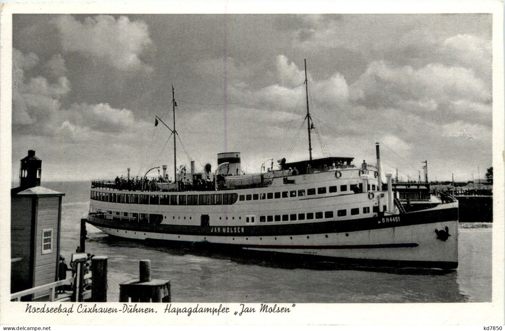 Cuxhaven Duhnen - Hapagdampfer Jan Molsen - Cuxhaven