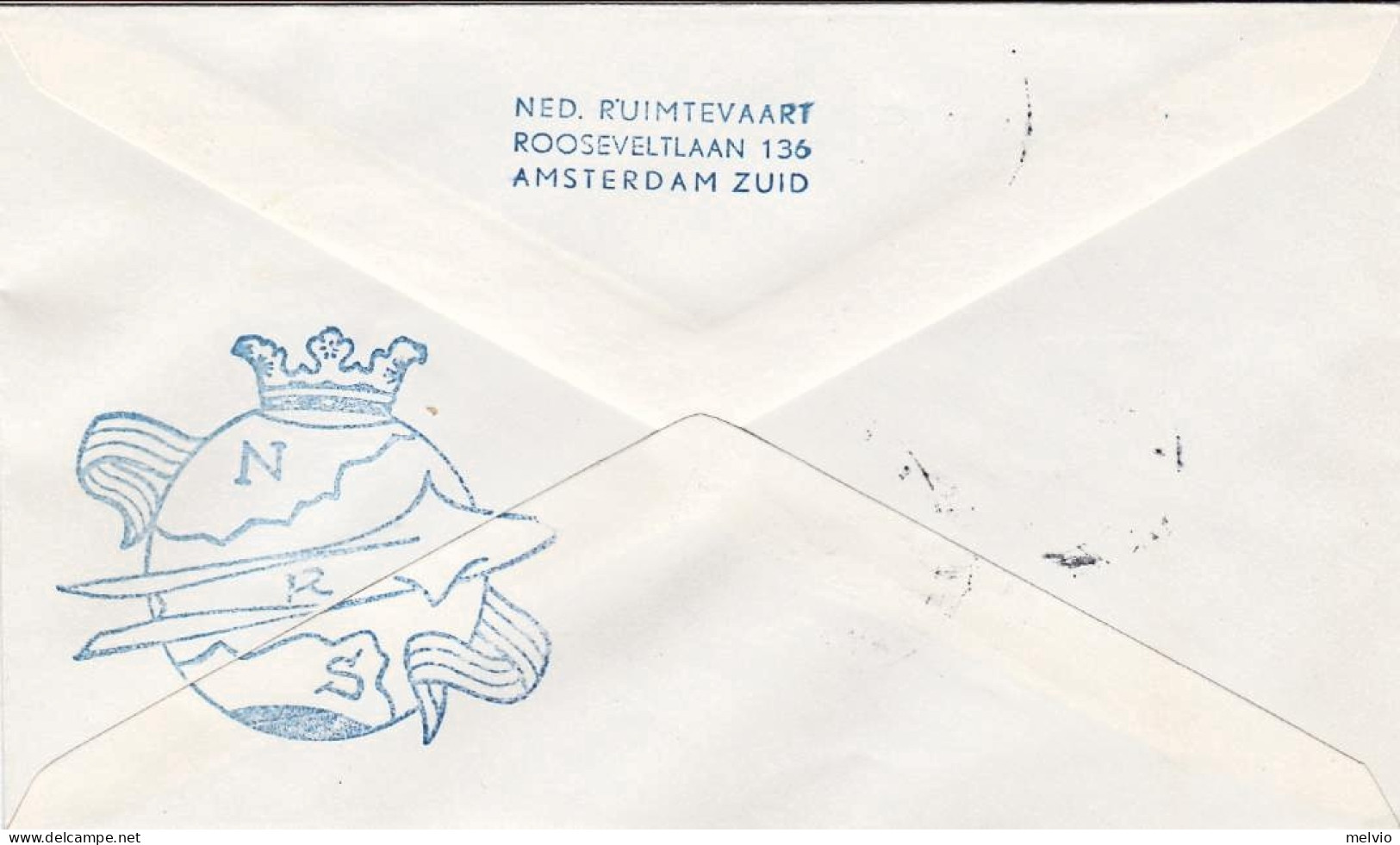 1964-Holland Nederland Olanda Razzogramma Del 20 Aprile Con Una Vignetta Rossa E - Posta Aerea