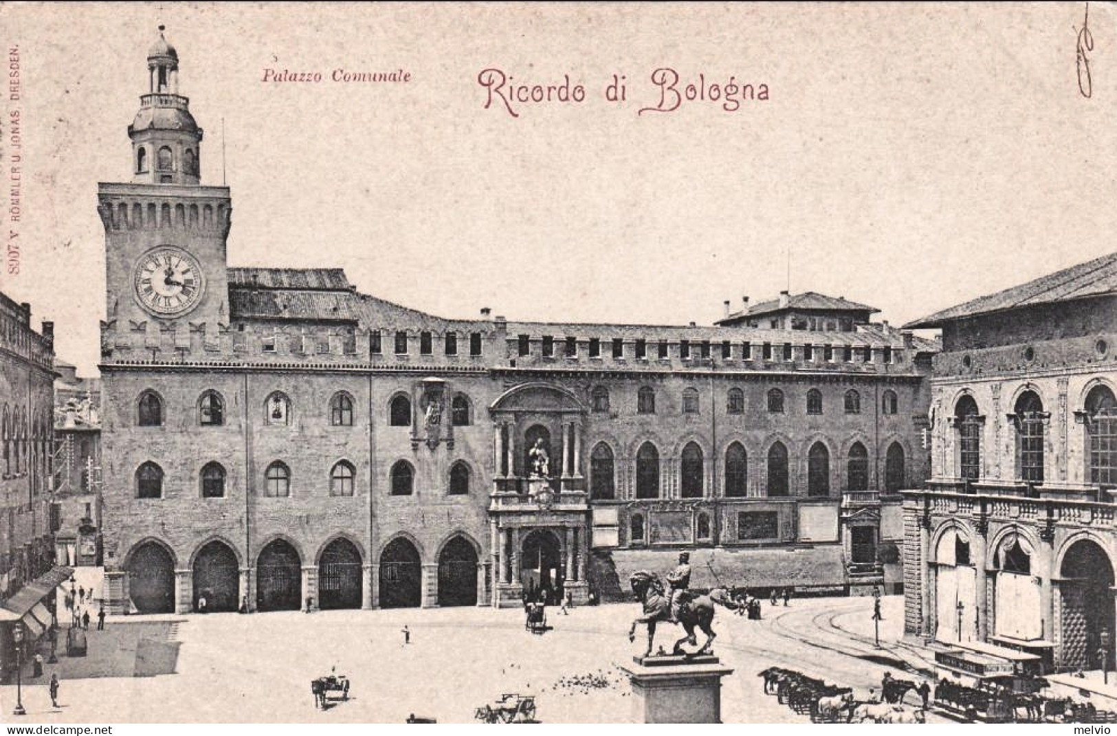 1899-"palazzo Comunale Ricordo Di Bologna" - Bologna