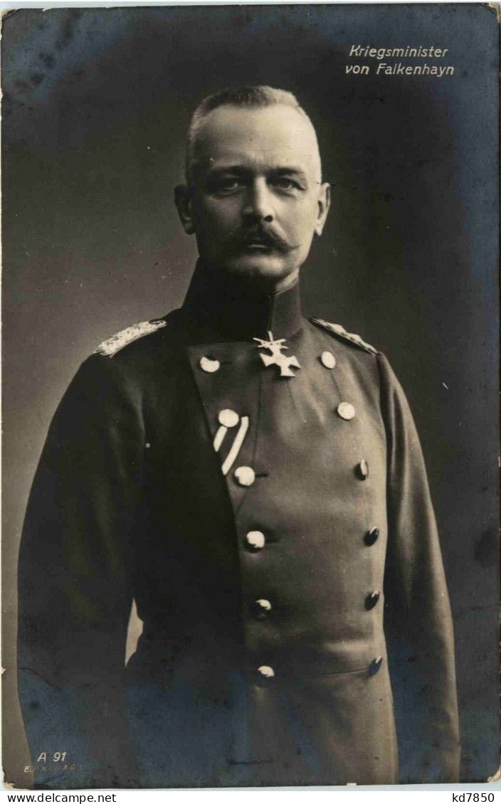 Kriegsminister Von Falkenhayn - Politicians & Soldiers