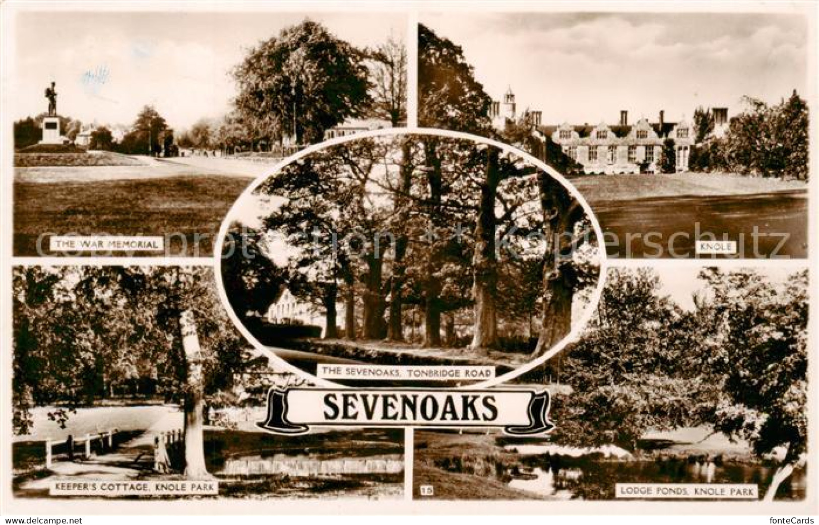 73865598 Sevenoaks  UK War Memorial Knole Country House Park Cottage Lodge Ponds - Autres & Non Classés