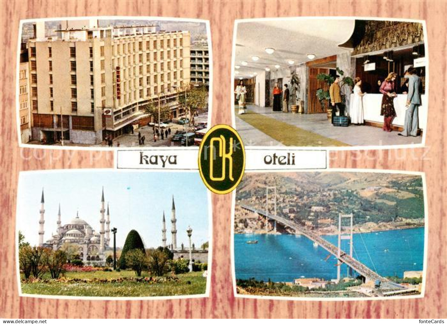 73865551 Istanbul Constantinopel TK Hotel Kaya Oteli Rezeption Moschee Bruecke B - Turkey