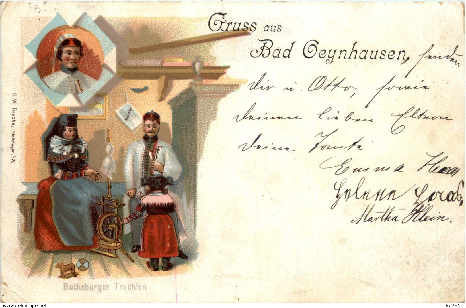 Gruss Aus Bad Oeynhausen - Litho - Bad Oeynhausen