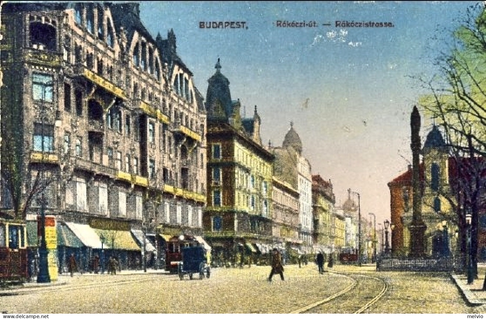 1910-Ungheria Budapest Rakoczi - Hongrie