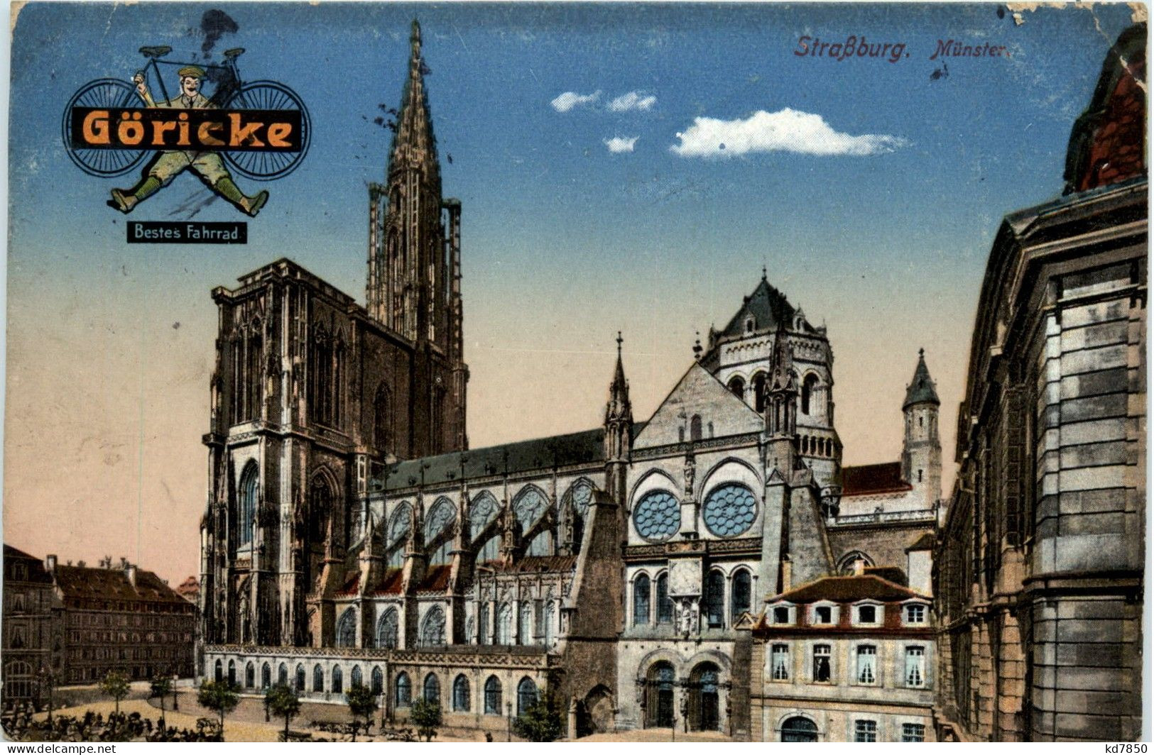 Strassburg - Werbekarte Göricke - Strasbourg