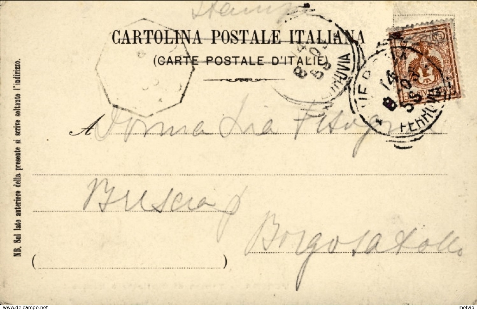 1903-Verona Tomba Di Giulietta E Romeo, Cartolina Viaggiata - Verona