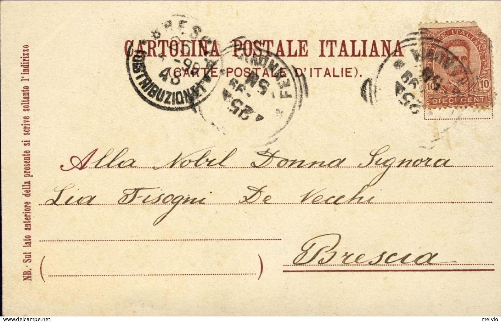 1898-Pisa Casa Ove Nacque Galileo, Cartolina Viaggiata - Pisa