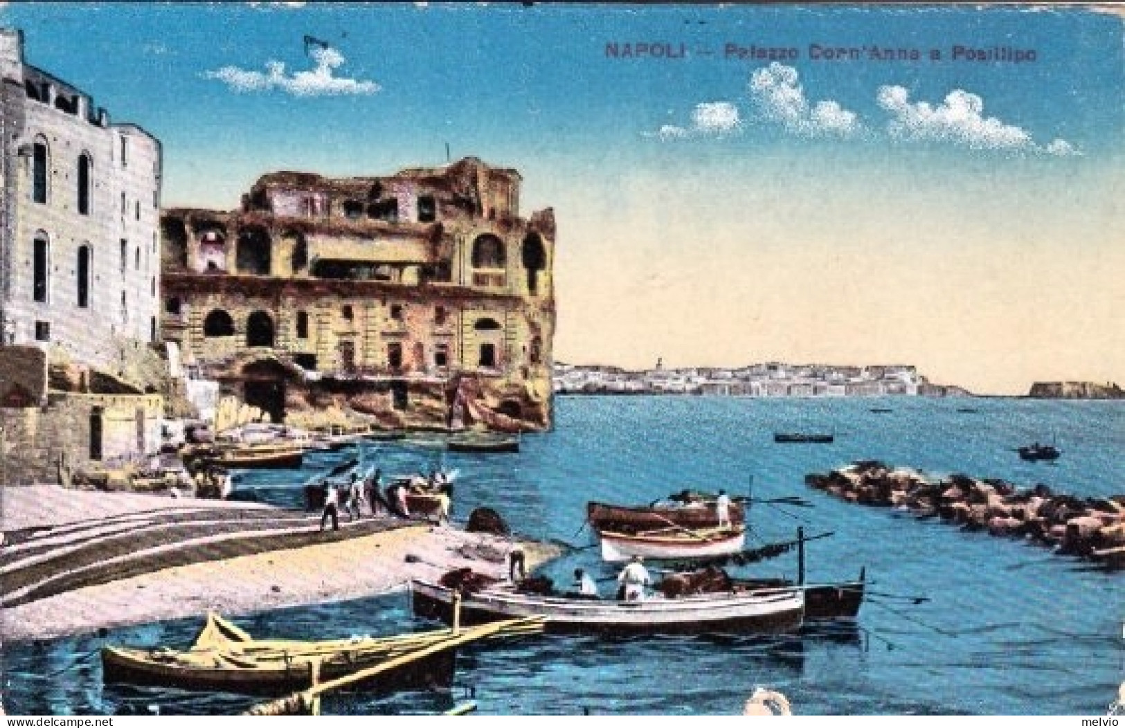 1930circa-"Napoli Palazzo Donn'Anna A Posillipo" - Napoli