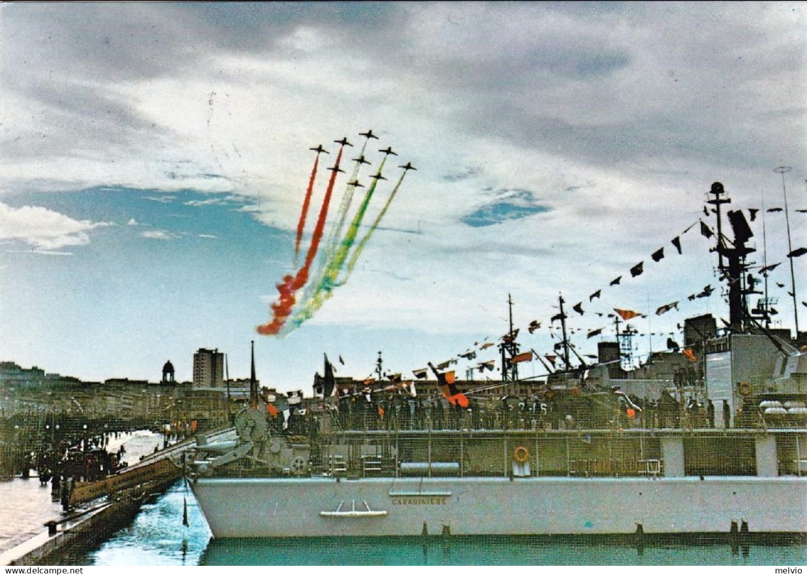 1973-cartolina Della Pattuglia Acrobatica Nazionale Frecce Tricolori Annullo XXI - Correo Aéreo