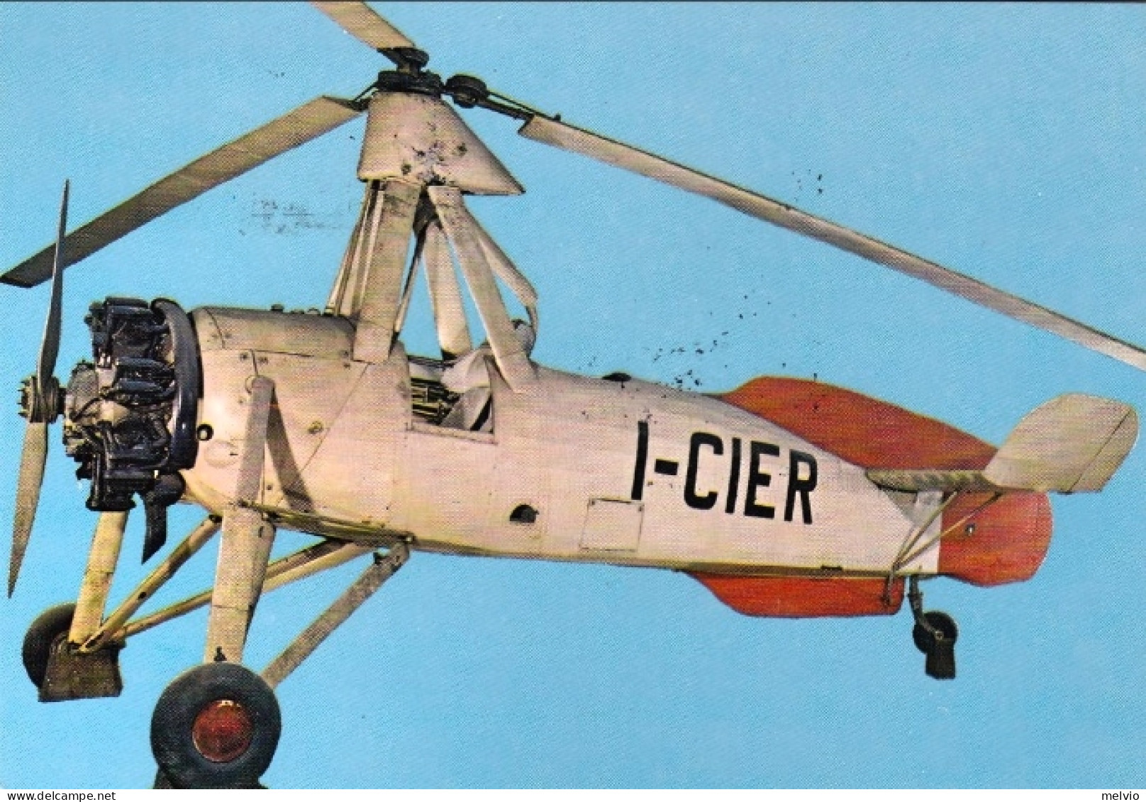 1973-cartolina Illustrata Autogiro La Cierva, Cachet Milano Inaugurazione Sezion - Luftpost