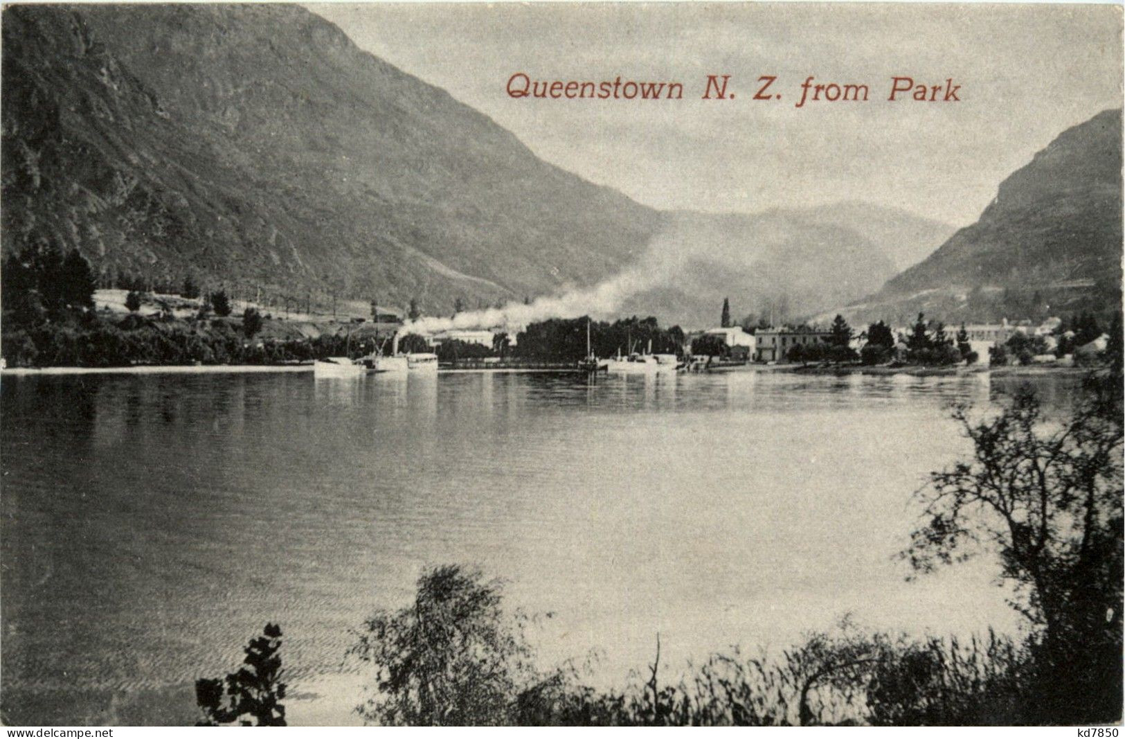 Queenstown From Park - New Zealand