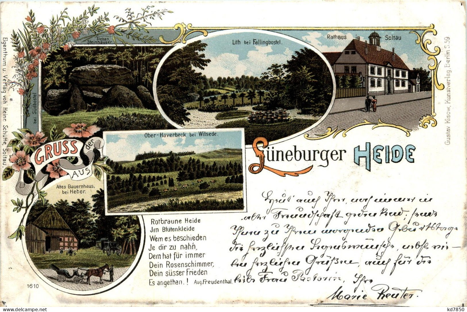 Gruss Aus Der Lüneberger Heide - Soltau Lith - Litho - Soltau