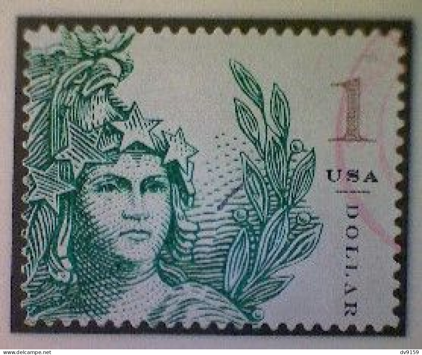 United States, Scott #5295, Used(o), 2018, Statue Of Freedom, $1.00, Emerald - Oblitérés