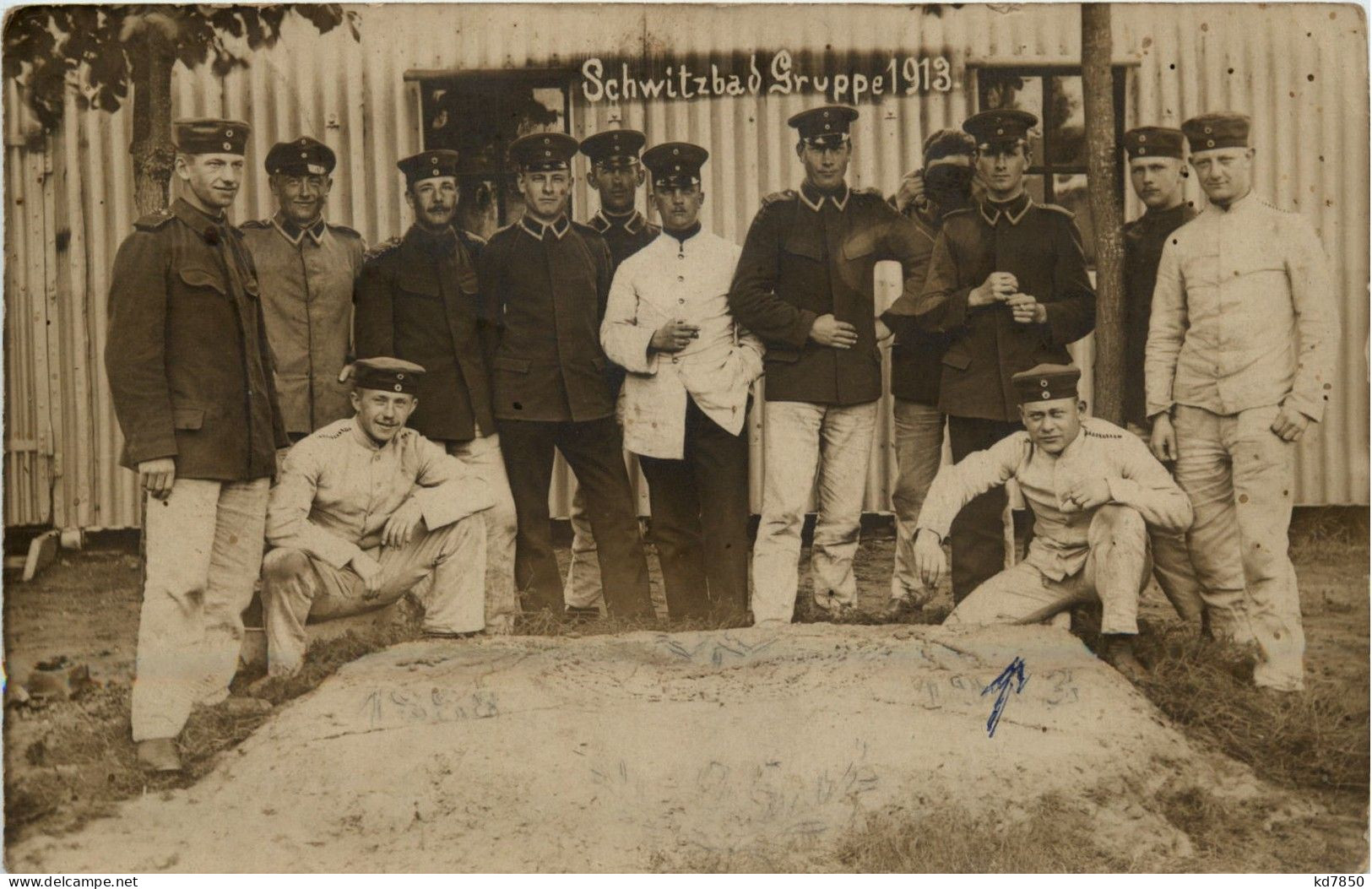 Graudenz - Schwitzbad Gruppe 1913 - Pologne