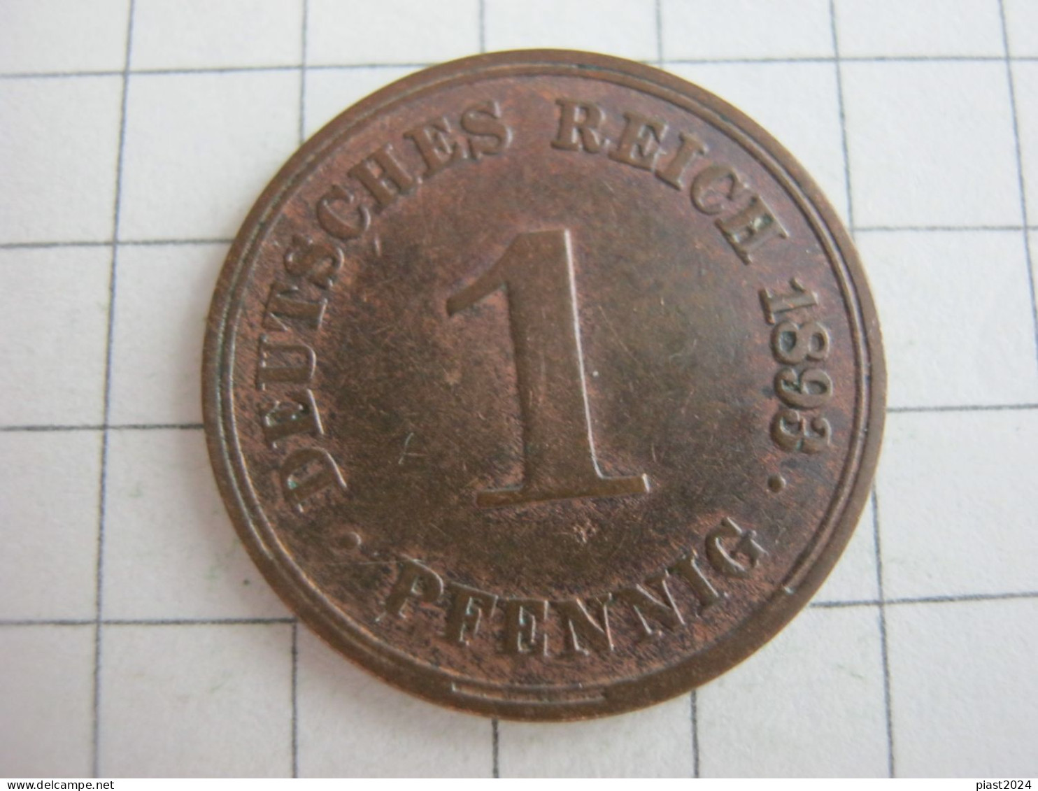 Germany 1 Pfennig 1893 A - 1 Pfennig